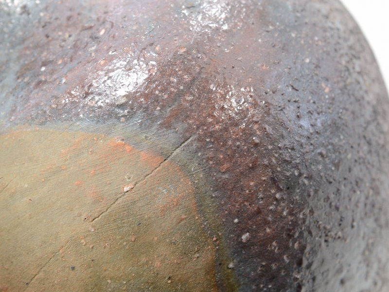 徳利 藤原康の備前焼 25115]窯変徳利（藤原康）｜備前焼わかくさ